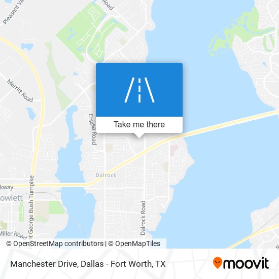Manchester Drive map