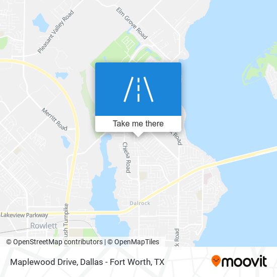 Maplewood Drive map