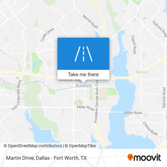 Martin Drive map