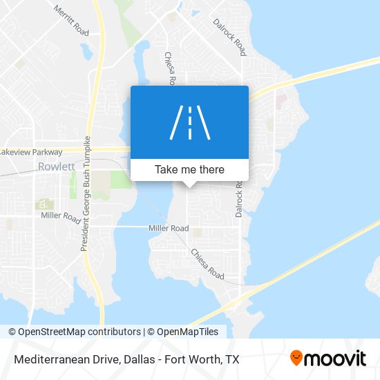 Mediterranean Drive map