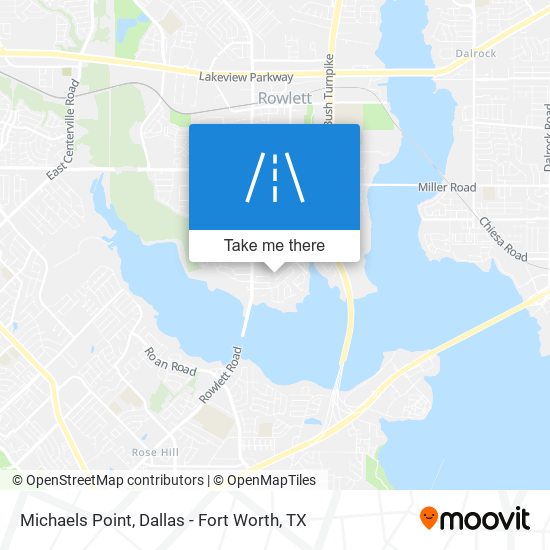 Michaels Point map