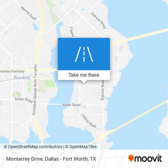 Monterrey Drive map