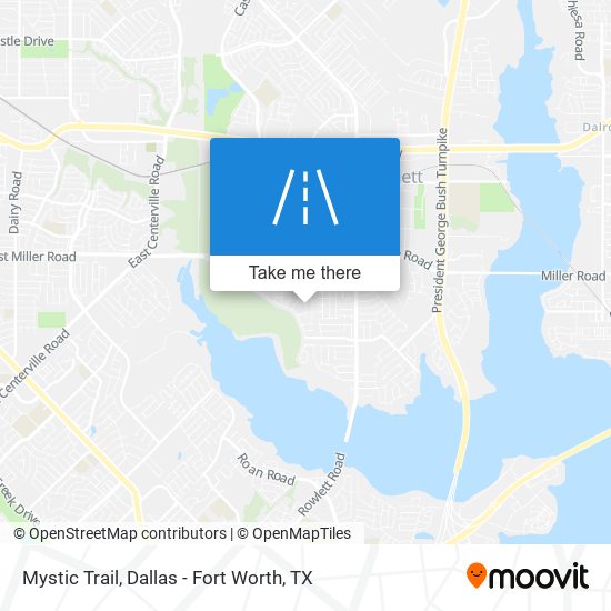 Mystic Trail map