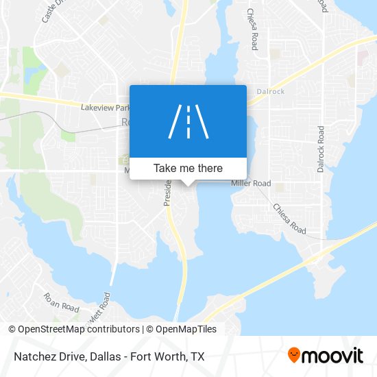 Natchez Drive map