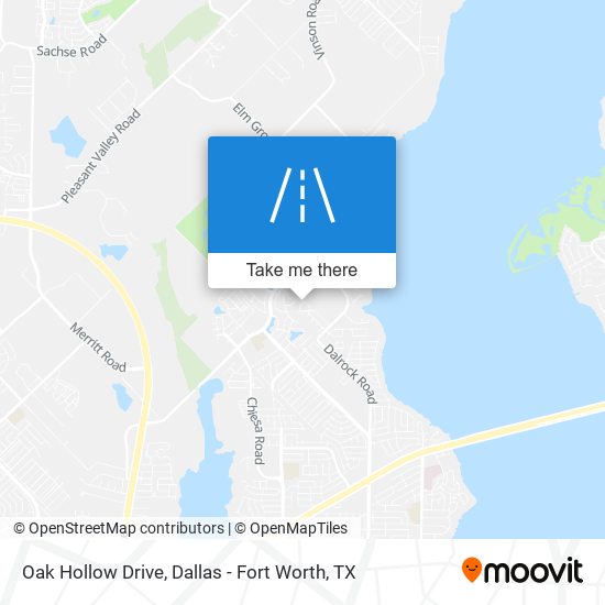 Oak Hollow Drive map