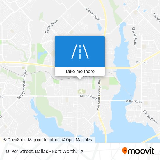 Mapa de Oliver Street