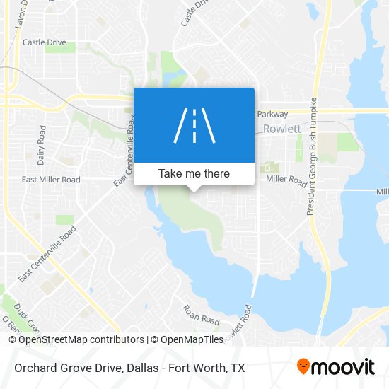 Orchard Grove Drive map