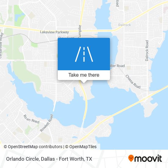 Mapa de Orlando Circle