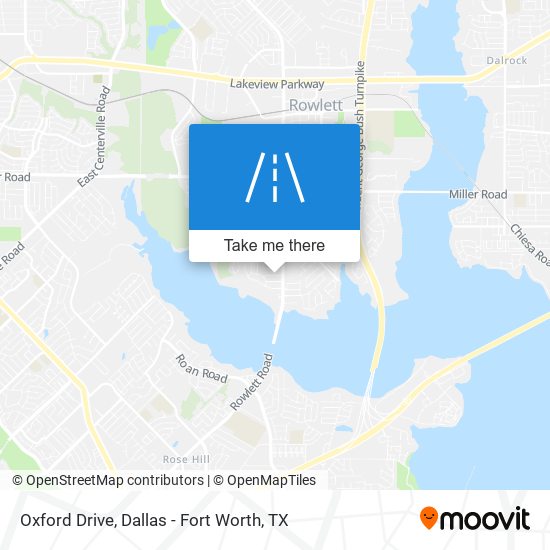 Oxford Drive map