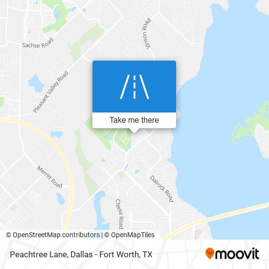 Mapa de Peachtree Lane