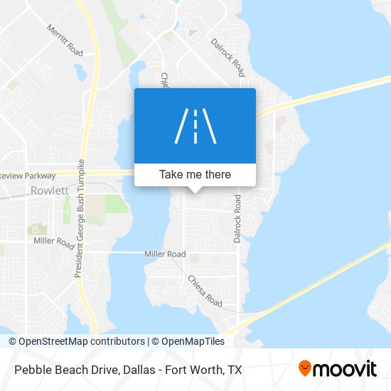 Pebble Beach Drive map