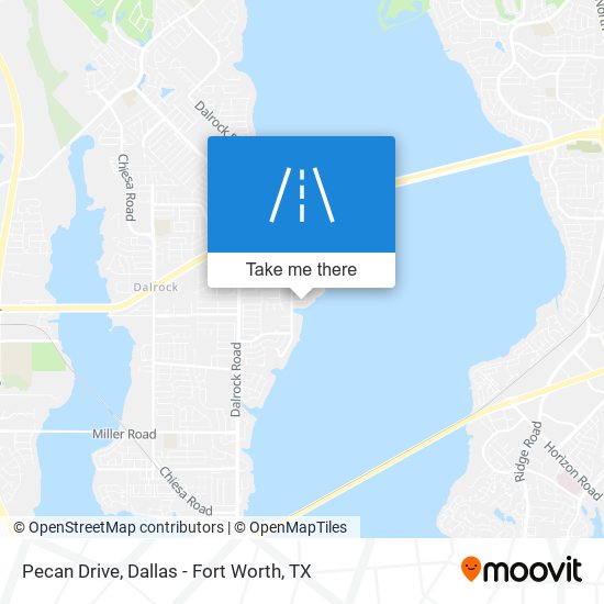 Pecan Drive map