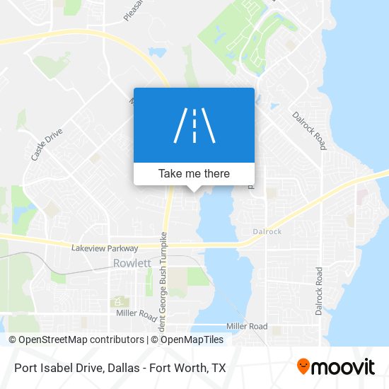 Port Isabel Drive map