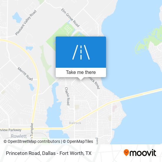 Princeton Road map