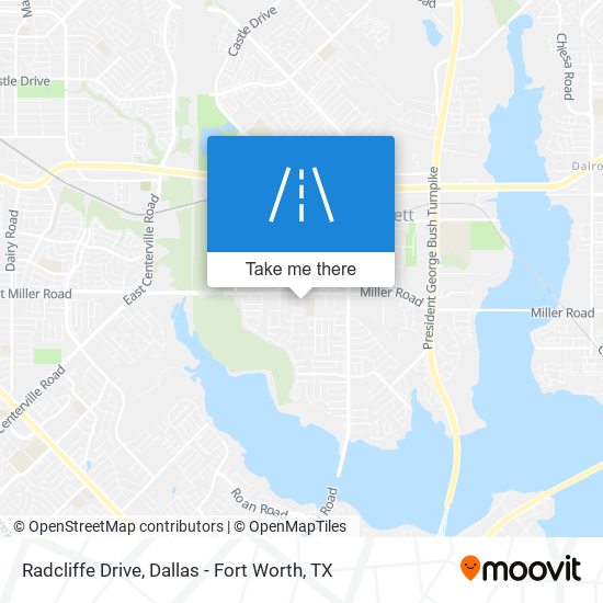 Radcliffe Drive map