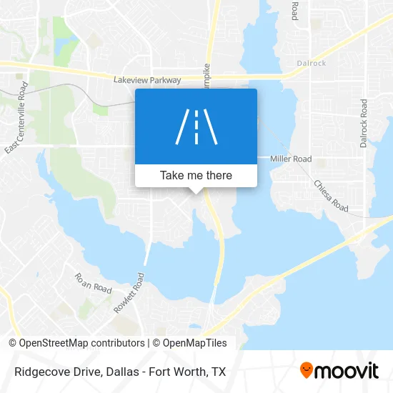 Ridgecove Drive map