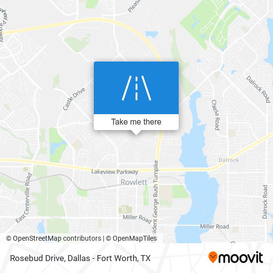 Mapa de Rosebud Drive