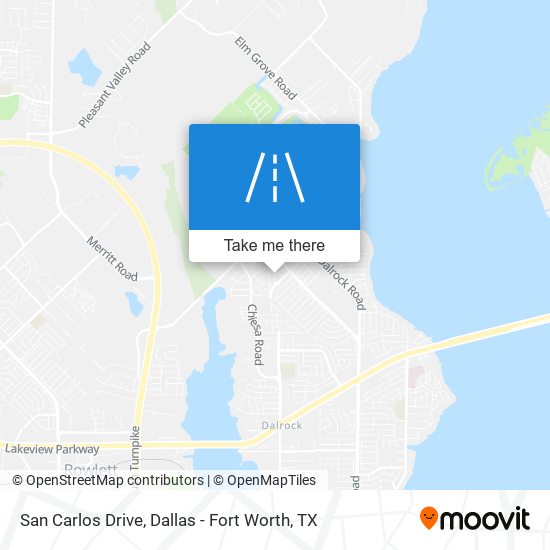 San Carlos Drive map