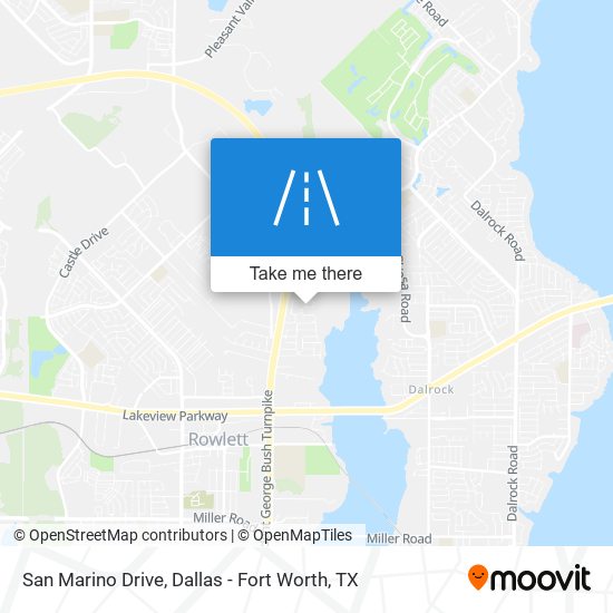 San Marino Drive map