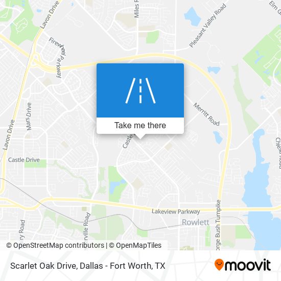 Scarlet Oak Drive map