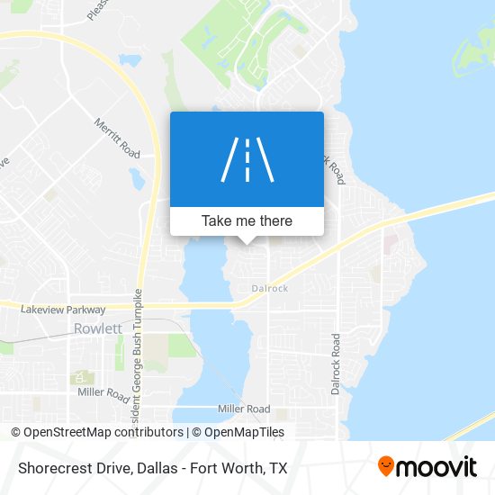 Shorecrest Drive map