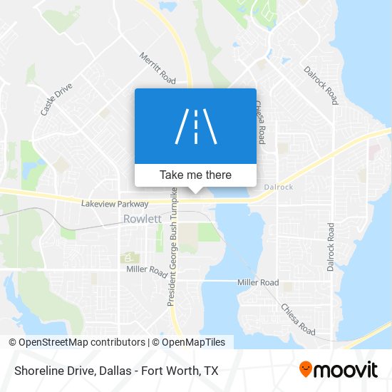 Shoreline Drive map