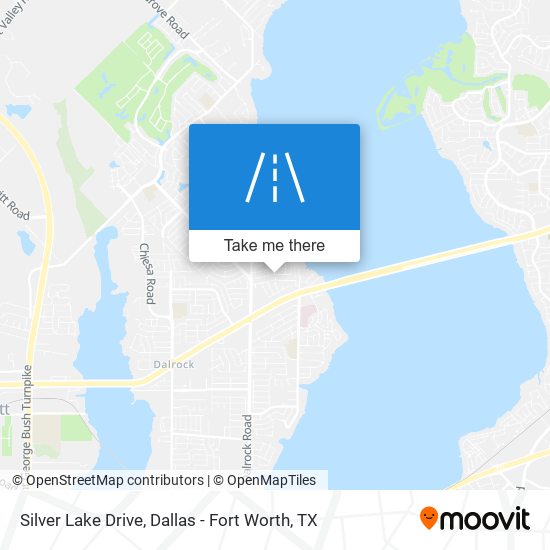 Silver Lake Drive map