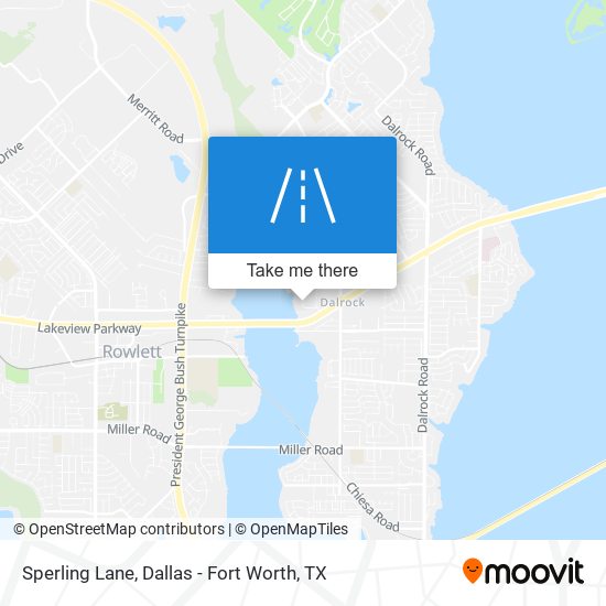 Sperling Lane map