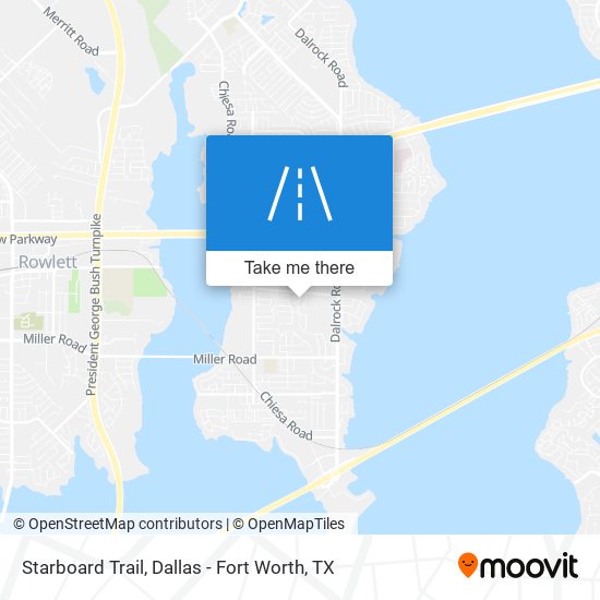 Starboard Trail map