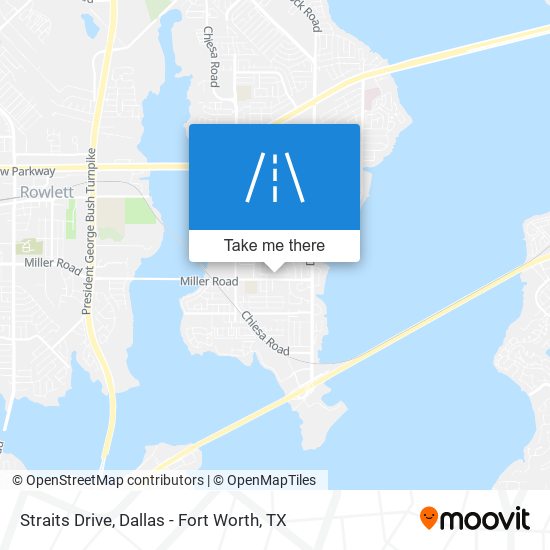 Straits Drive map