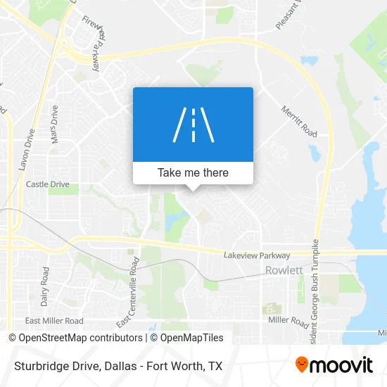 Sturbridge Drive map