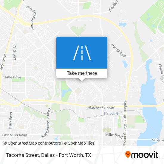 Tacoma Street map