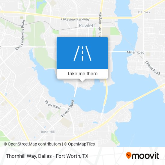 Thornhill Way map
