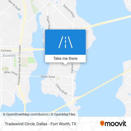 Tradewind Circle map