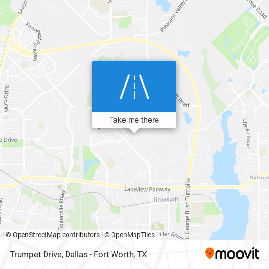 Trumpet Drive map