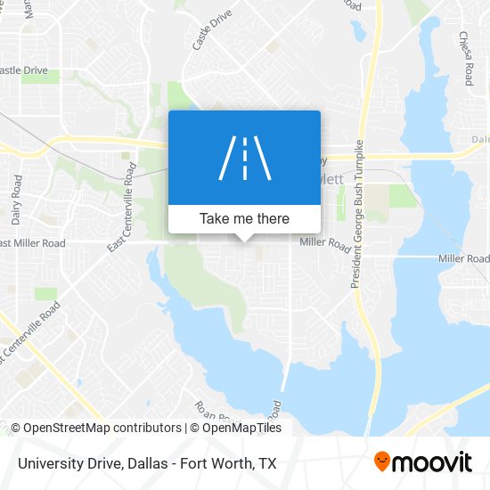 University Drive map