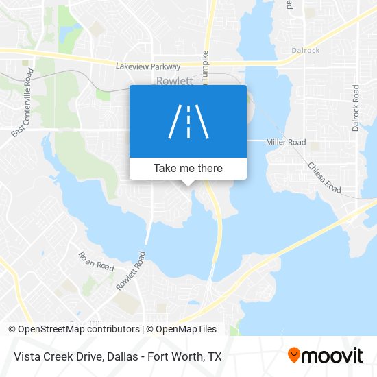 Vista Creek Drive map