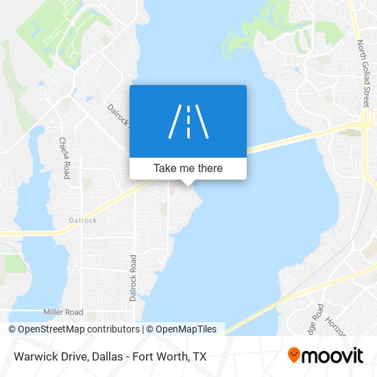 Mapa de Warwick Drive
