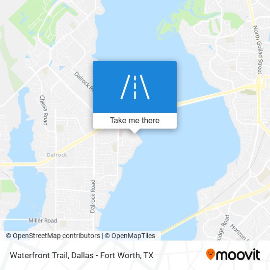 Waterfront Trail map