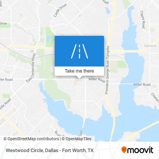 Westwood Circle map
