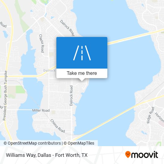 Mapa de Williams Way