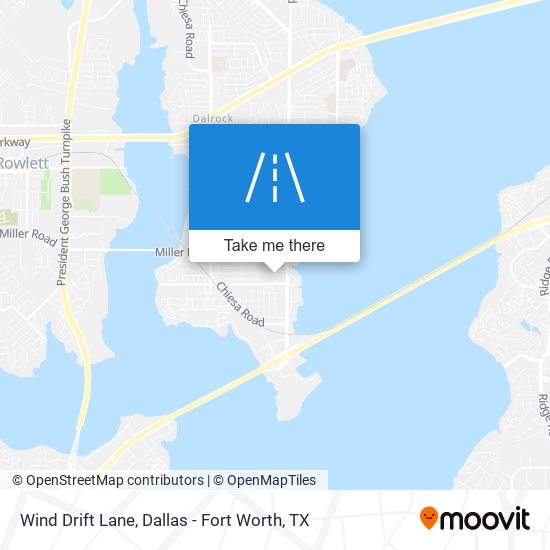 Wind Drift Lane map