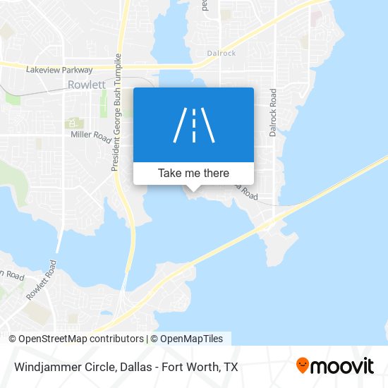 Windjammer Circle map