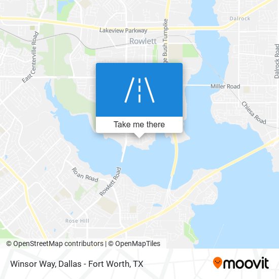 Winsor Way map