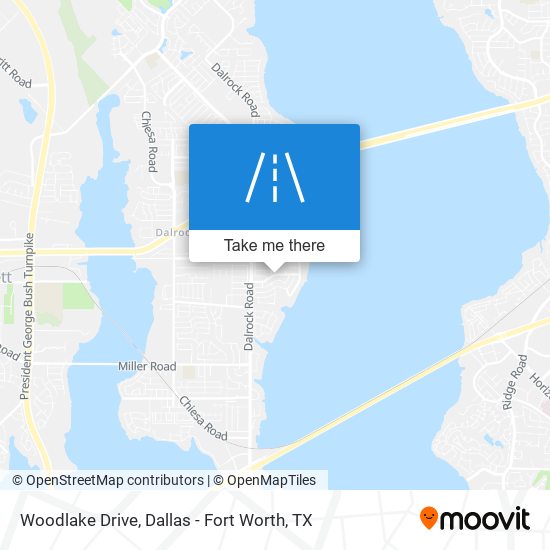 Mapa de Woodlake Drive