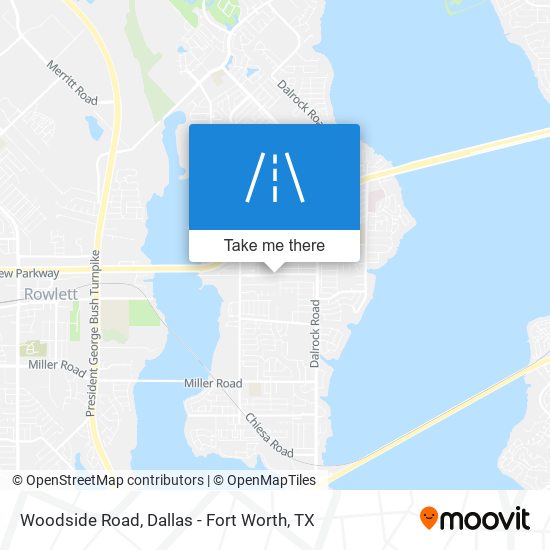 Woodside Road map