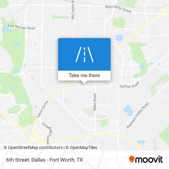 6th Street map