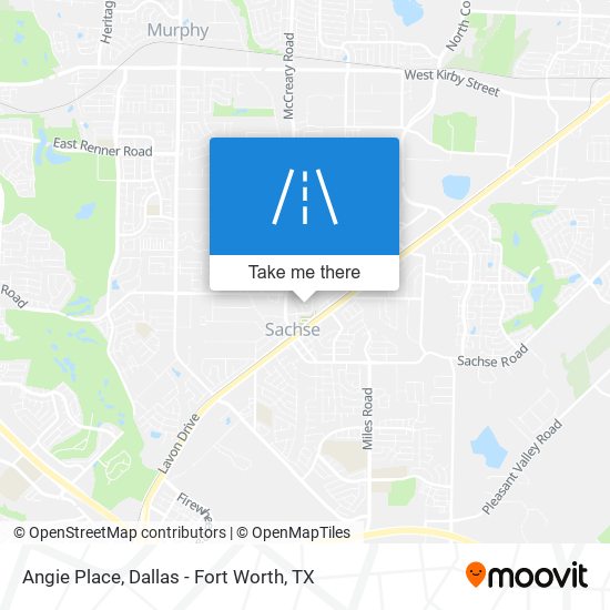 Angie Place map