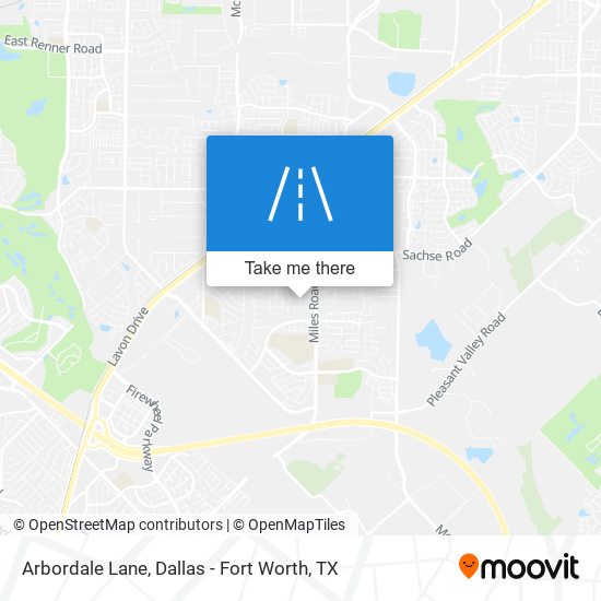 Arbordale Lane map