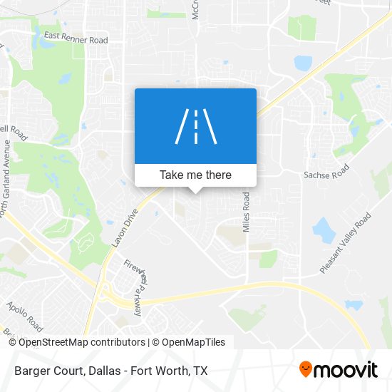 Barger Court map